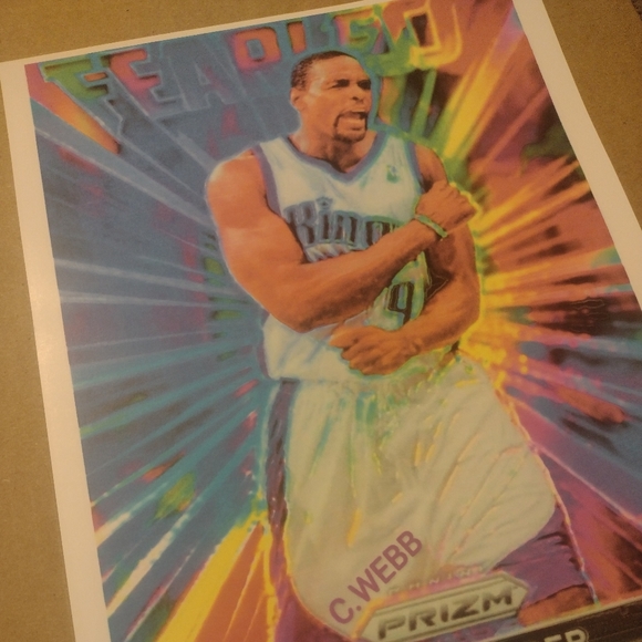 NEW!💯 CHRIS WEBBER KINGS OLD SCHOOL 8.5x11 FEARLESS ULTRA GLOSSY REPRINT POSTER - Picture 4 of 6